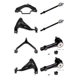 Dorman® - OE Solutions™ Front Lower and Upper Control Arm with Ball Joint and Tie Rod End Kit