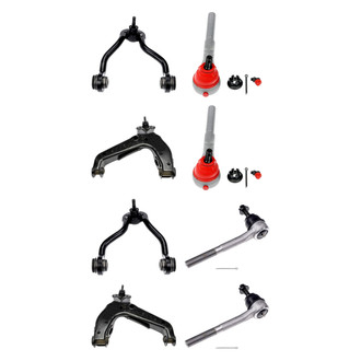 Dorman® - OE Solutions™ Front Lower and Upper Control Arm with Ball Joint and Tie Rod End Kit
