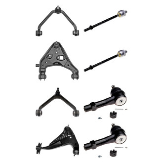 Dorman® - OE Solutions™ Front Lower and Upper Control Arm with Ball Joint and Tie Rod End Kit