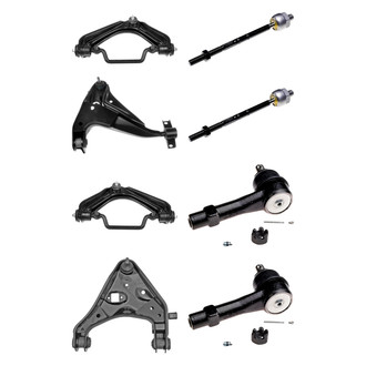 Dorman® - OE Solutions™ Front Lower and Upper Control Arm with Ball Joint and Tie Rod End Kit