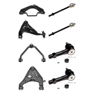 Dorman® - OE Solutions™ Front Lower and Upper Control Arm with Ball Joint and Tie Rod End Kit