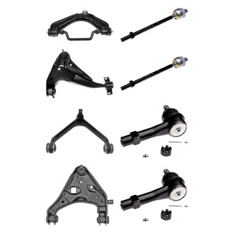 Dorman® - OE Solutions™ Front Lower and Upper Control Arm with Ball Joint and Tie Rod End Kit