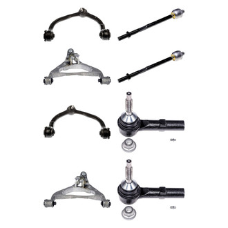 Dorman® - OE Solutions™ Front Lower and Upper Control Arm with Ball Joint and Tie Rod End Kit