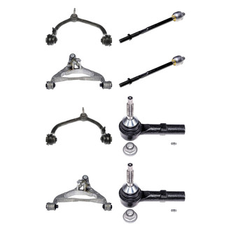 Dorman® - OE Solutions™ Front Lower and Upper Control Arm with Ball Joint and Tie Rod End Kit