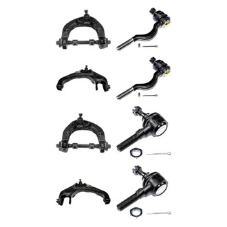 Dorman® - OE Solutions™ Front Lower and Upper Control Arm with Ball Joint and Tie Rod End Kit