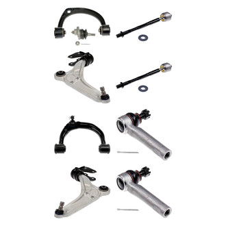 Dorman® - OE Solutions™ Front Lower and Upper Control Arm with Ball Joint and Tie Rod End Kit