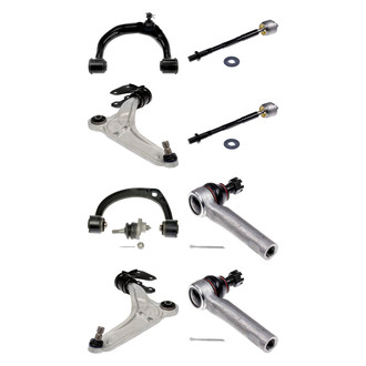 Dorman® - OE Solutions™ Front Lower and Upper Control Arm with Ball Joint and Tie Rod End Kit