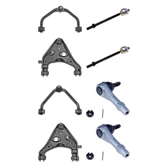 Dorman® - OE Solutions™ Front Lower and Upper Control Arm with Ball Joint and Tie Rod End Kit