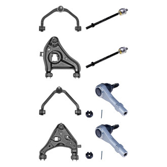 Dorman® - OE Solutions™ Front Lower and Upper Control Arm with Ball Joint and Tie Rod End Kit