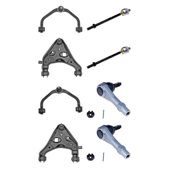 Dorman® - OE Solutions™ Front Lower and Upper Control Arm with Ball Joint and Tie Rod End Kit