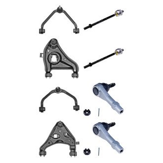 Dorman® - OE Solutions™ Front Lower and Upper Control Arm with Ball Joint and Tie Rod End Kit
