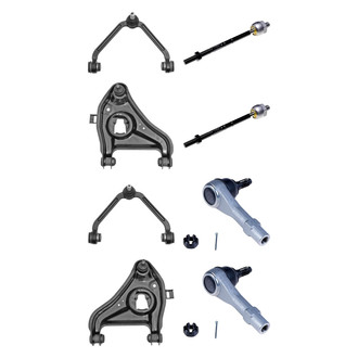 Dorman® - OE Solutions™ Front Lower and Upper Control Arm with Ball Joint and Tie Rod End Kit