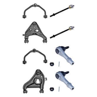 Dorman® - OE Solutions™ Front Lower and Upper Control Arm with Ball Joint and Tie Rod End Kit