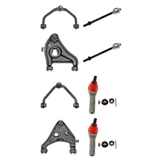 Dorman® - OE Solutions™ Front Lower and Upper Control Arm with Ball Joint and Tie Rod End Kit