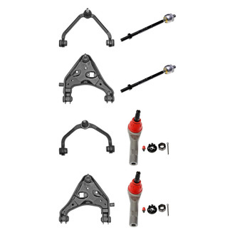 Dorman® - OE Solutions™ Front Lower and Upper Control Arm with Ball Joint and Tie Rod End Kit
