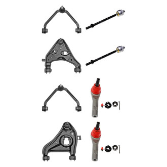 Dorman® - OE Solutions™ Front Lower and Upper Control Arm with Ball Joint and Tie Rod End Kit
