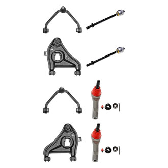 Dorman® - OE Solutions™ Front Lower and Upper Control Arm with Ball Joint and Tie Rod End Kit