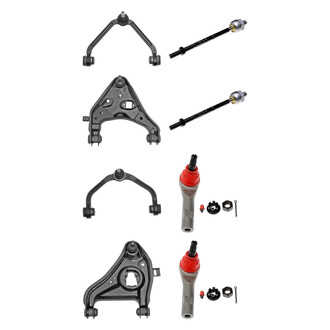 Dorman® - OE Solutions™ Front Lower and Upper Control Arm with Ball Joint and Tie Rod End Kit