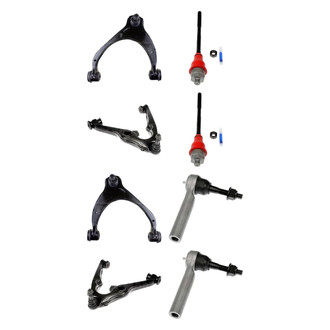 Dorman® - OE Solutions™ Front Lower and Upper Control Arm with Ball Joint and Tie Rod End Kit