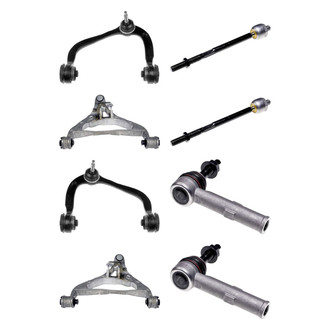 Dorman® - OE Solutions™ Front Lower and Upper Control Arm with Ball Joint and Tie Rod End Kit