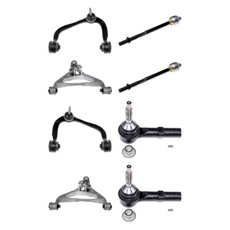 Dorman® - OE Solutions™ Front Lower and Upper Control Arm with Ball Joint and Tie Rod End Kit