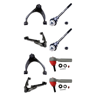 Dorman® - OE Solutions™ Front Lower and Upper Control Arm with Ball Joint and Tie Rod End Kit