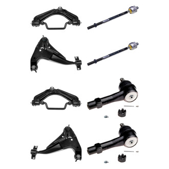 Dorman® - OE Solutions™ Front Lower and Upper Control Arm with Ball Joint and Tie Rod End Kit