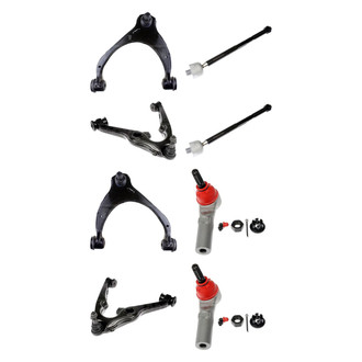 Dorman® - OE Solutions™ Front Lower and Upper Control Arm with Ball Joint and Tie Rod End Kit