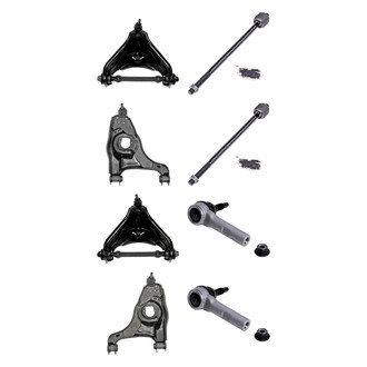 Dorman® - OE Solutions™ Front Lower and Upper Control Arm with Ball Joint and Tie Rod End Kit