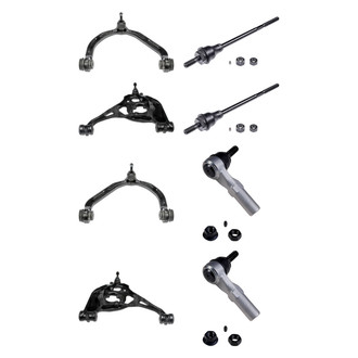 Dorman® - OE Solutions™ Front Lower and Upper Control Arm with Ball Joint and Tie Rod End Kit