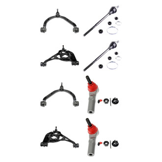 Dorman® - OE Solutions™ Front Lower and Upper Control Arm with Ball Joint and Tie Rod End Kit
