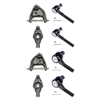 Dorman® - OE Solutions™ Front Lower and Upper Control Arm with Ball Joint and Tie Rod End Kit
