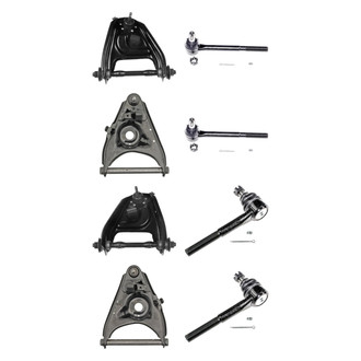 Dorman® - OE Solutions™ Front Lower and Upper Control Arm with Ball Joint and Tie Rod End Kit