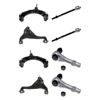 Dorman® - OE Solutions™ Front Lower and Upper Control Arm with Ball Joint and Tie Rod End Kit