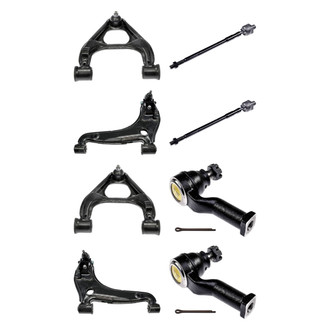 Dorman® - OE Solutions™ Front Lower and Upper Control Arm with Ball Joint and Tie Rod End Kit