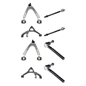 Dorman® - OE Solutions™ Front Lower and Upper Control Arm with Ball Joint and Tie Rod End Kit