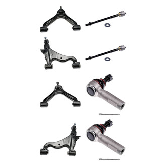 Dorman® - OE Solutions™ Front Lower and Upper Control Arm with Ball Joint and Tie Rod End Kit
