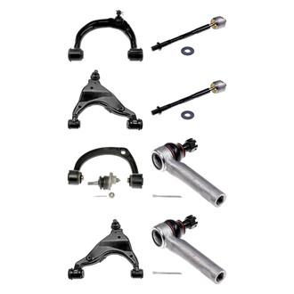 Dorman® - OE Solutions™ Front Lower and Upper Control Arm with Ball Joint and Tie Rod End Kit