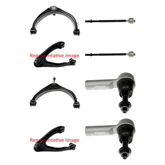 Dorman® - OE Solutions™ Front Lower and Upper Control Arm with Ball Joint and Tie Rod End Kit