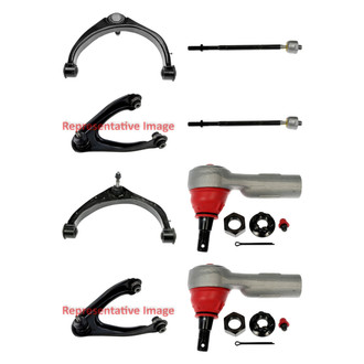 Dorman® - OE Solutions™ Front Lower and Upper Control Arm with Ball Joint and Tie Rod End Kit