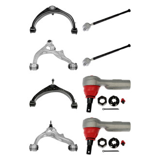 Dorman® - OE Solutions™ Front Lower and Upper Control Arm with Ball Joint and Tie Rod End Kit