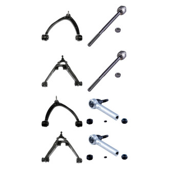 Dorman® - OE Solutions™ Front Lower and Upper Control Arm with Ball Joint and Tie Rod End Kit
