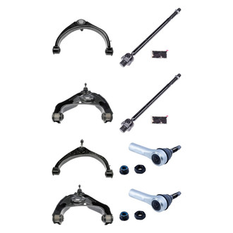 Dorman® - OE Solutions™ Front Lower and Upper Control Arm with Ball Joint and Tie Rod End Kit