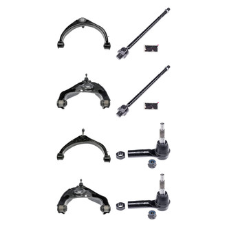 Dorman® - OE Solutions™ Front Lower and Upper Control Arm with Ball Joint and Tie Rod End Kit