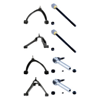 Dorman® - OE Solutions™ Front Lower and Upper Control Arm with Ball Joint and Tie Rod End Kit