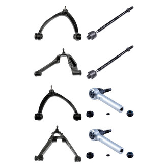 Dorman® - OE Solutions™ Front Lower and Upper Control Arm with Ball Joint and Tie Rod End Kit
