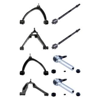 Dorman® - OE Solutions™ Front Lower and Upper Control Arm with Ball Joint and Tie Rod End Kit
