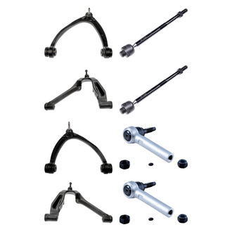 Dorman® - OE Solutions™ Front Lower and Upper Control Arm with Ball Joint and Tie Rod End Kit