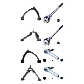 Dorman® - OE Solutions™ Front Lower and Upper Control Arm with Ball Joint and Tie Rod End Kit