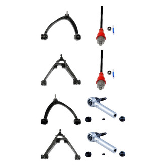 Dorman® - OE Solutions™ Front Lower and Upper Control Arm with Ball Joint and Tie Rod End Kit